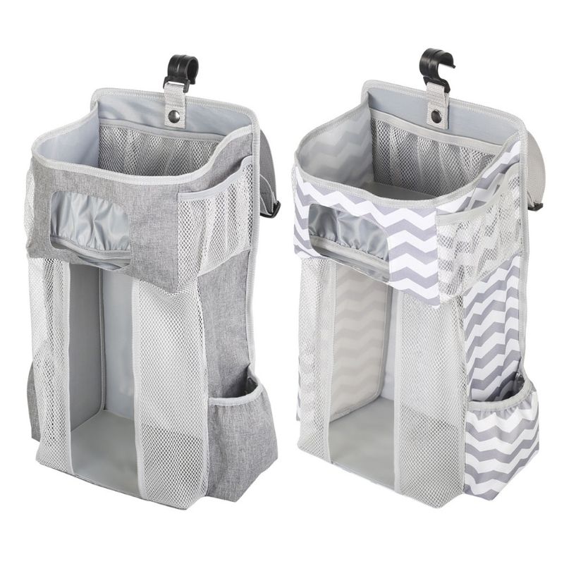 Hanging Diaper Caddy Crib Organizer